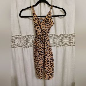 Size 3 cheetah heart print romper